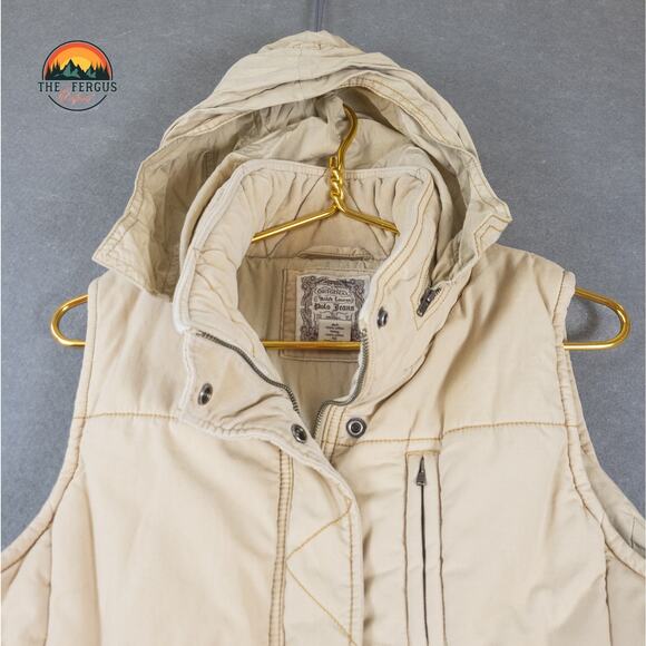Ralph Lauren Polo White Puffer Vest Quilted Hideaway Hood Size M - Picture 4 of 11